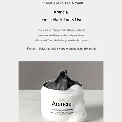 Arencia Black Tea & Yuzu Cleanser 120ml